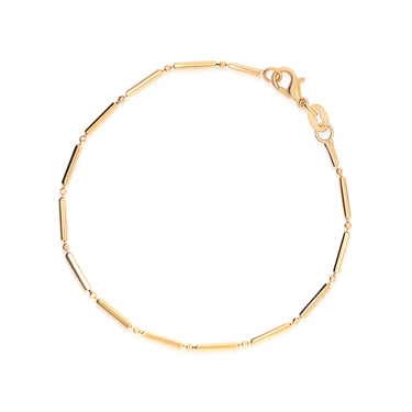 Gold Ball Bar Bracelet